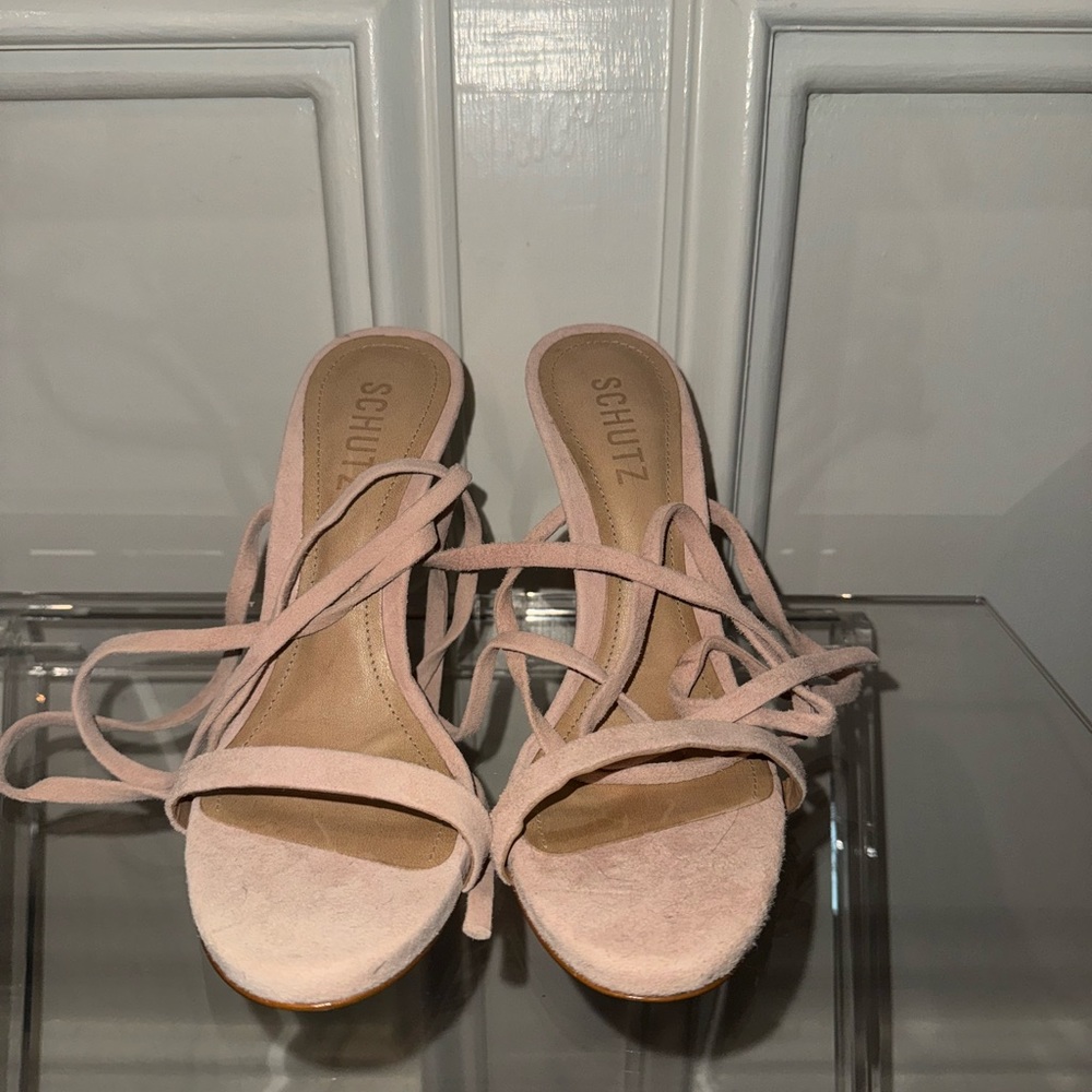 Light pink schutz sandals brand new